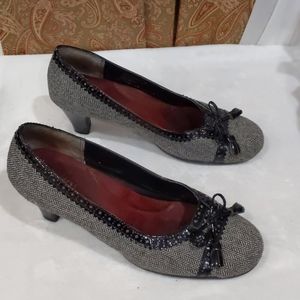 Fabric gray comfortable shoes